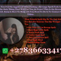 Voodoo Black Magic Revenge Spells to Inflict Serious Harm on Someone for Their Deeds +27836633417